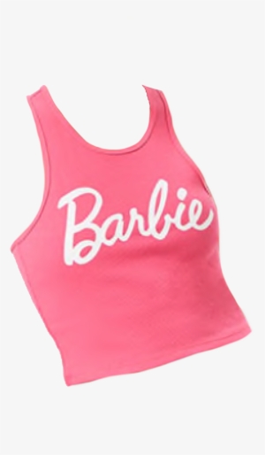 Pink Barbie Tank Top Polyvore Moodboard Filler Pink - Moodboard Pink Fillers Png #1225783