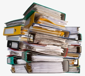 Stack Of Folders Clear - Piles Of Binders #1226233