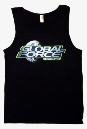 Global Force Wrestling Men's Black Tank Top - Global Force Wrestling #1226300