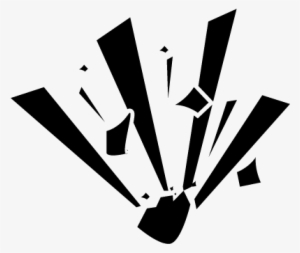Explosion Variant With Silhouettes And Shapes Vector - Explosive Icon Png #1226302