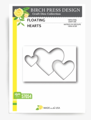 Floating Hearts - Layer Birch Press Dies #1226962