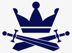 Crown Sword Vinyl Or Stencil Design - Illustration #1227261