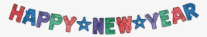 Happy New Year Glitter - Happy New Year Png #1227822