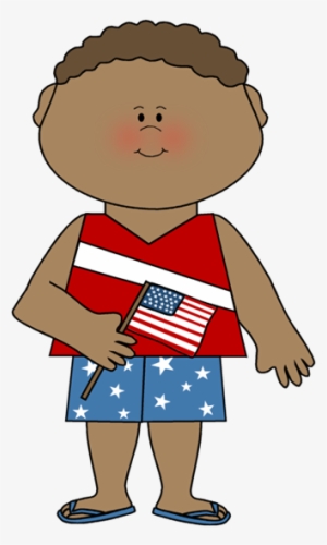 Summer 4th Of July Clipart - Kid 4th Of July Clipart #1227887