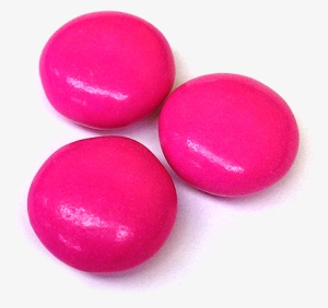 Hot Pink Milk Chocolate Gems - Candy #1228130