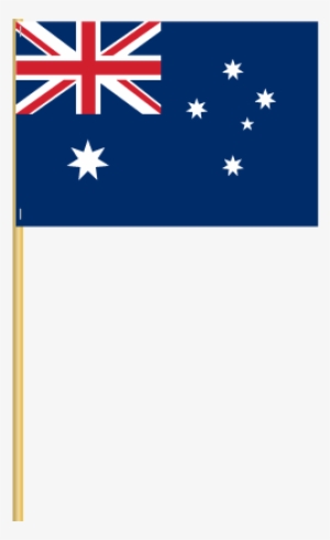Australia Cotton Stick Flag - Australian Flag On Stick #1228468