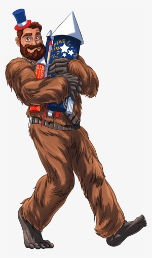 4th Of July Wookiee - Cartoon #1228718