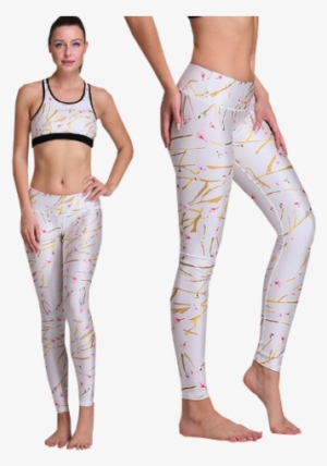Premium Quality Two-piece Yoga Set - Gold #1230884