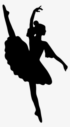 Silhouette Ballerina Wall Sticker - Silueta De Una Bailarina #1231261