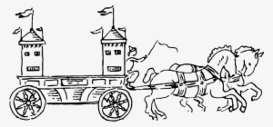 Banner Library Stock Princess Drawing At Getdrawings - Graphic Carriage Horse #1231557