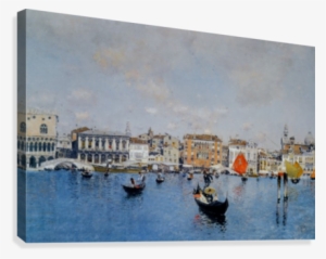 La Riva Degli Schiavoni Dal Bacino Di San Marco Canvas - Venice #1232194