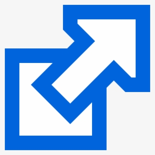 File - External - Svg - External Link Icon Blue #1232749