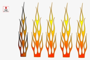 Flame Vector Hot Rod - Hot Rod Flames Clip Art #1233052