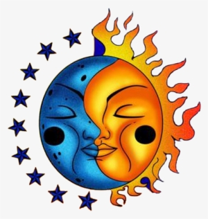 Cool Sun Drawings - Sun And Moon Clipart #1233363