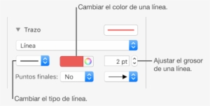 Los Controles De Trazo Para Ajustar Puntos Finales, - Add Line Pages #1233687