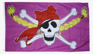 Alta Calidad Británico Hecho Grueso Acolchado Blanco - Drapeau Pirate Fille #1234022