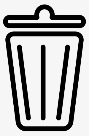 Recycle Bin Outline - Recycling Bin Outline Transparent #1234474
