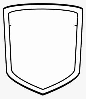 Blank Shield Soccer Clip Art - Shield Badge Template Png #1234987