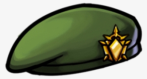 Vector Black And White Download Gear Unison League - Military Beret Png #1235051