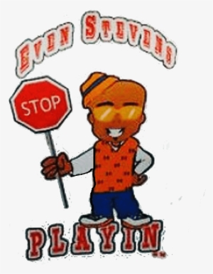 Svg Black And White Stock Even Stevens Host Ub - Cartoon #1235390