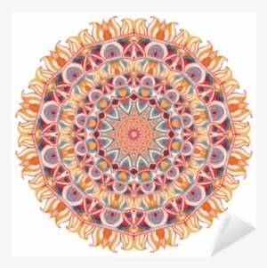 Watercolor Mandala With Sacred Geometry - Geometria E Mandalas #1235793