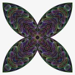 Butterfly Abstract Art Line Art Moth Mandala #1236027