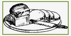 Amazing Food Breakfast Knife Loaf Brea For Of B Clipart - Bread #1236154