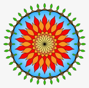 Transparent Background, 18-fold Symmetrical Mandala - Virus De La Varicelle #1236207