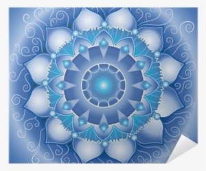 Abstract Blue Pattern, Mandala Of Vishuddha Chakra #1236210