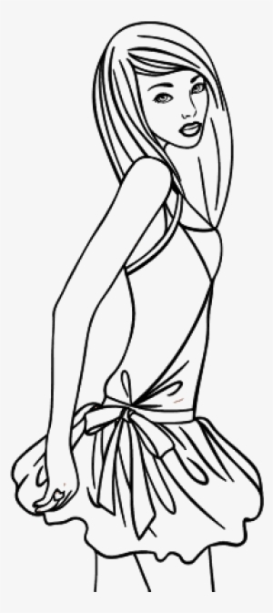 Mannequin - Modelo Dibujo Para Colorear #1236228