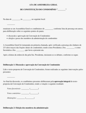 Modelo De Ata - Letter #1236260