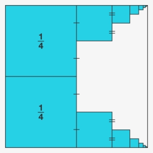 The Left Half Of A Square Is Occupied By Two Smaller - Diagram #1237127