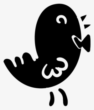 Bird With Bow Tie Vector - Icon #1237394