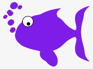 Purple Fish Vector Online Free - Red Fish Blue Fish Clipart #1238378