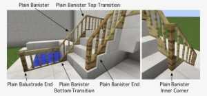 Placing Balustrades - Minecraft Balustrade #1238551