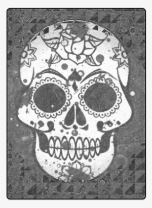 Black And White Skull Blanket #1238626