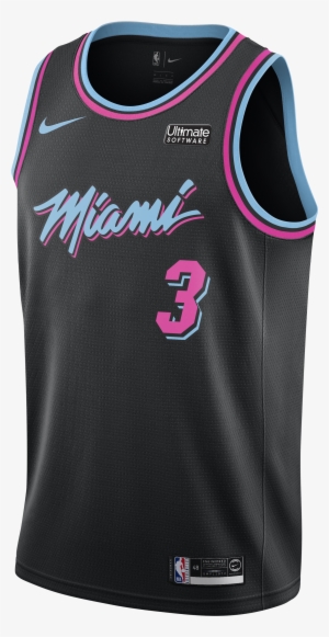 Dwyane Wade Nike Miami Heat Youth Vice Nights Swingman - Los Angeles Lakers #1238680
