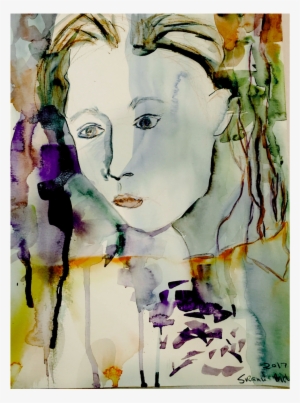 Spirit Portriat Girl One Eye - Computer File #1239437