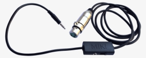 Mic Cable Png - Miki Microphone Cable With Integrated Pre-amplifier #1240592