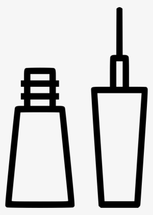 Eyeliner Brush Lady Beauty Care Makeup Cosmetics Comments - Eye Liner Icons #1241175