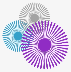 Starburst Flower Clipart - Red And Green Flower #1241266