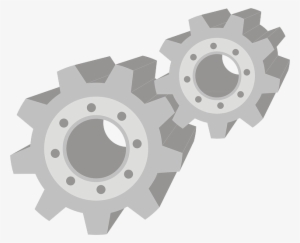 Two, Gear, Gears, Mechanical, Motor, Motion, Moving - Gears Clipart #1241529
