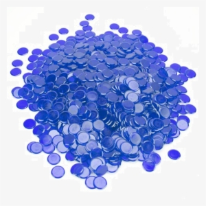 1000 Pack Blue Bingo Chips #1241619