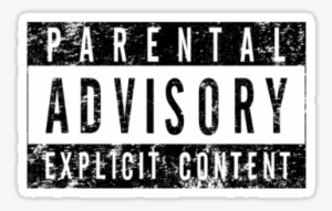 Gold Parental Advisory Png - Parental Advisory Explıcıt Content Png #1242095