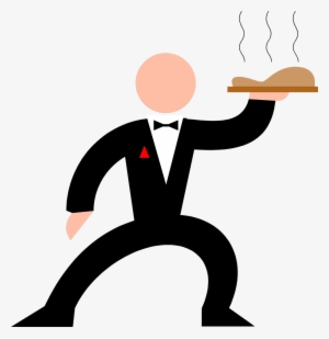 Jpg Stock Commandments For Waiters Waitresses Thou - Waiter Clip Art #1242691