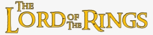 Lord Of The Rings Png Title Logo - Lord Of The Ring Title #1242722