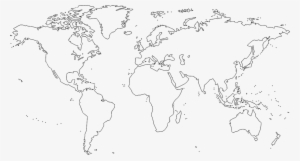 Resultado De Imagem Para Outline Of World Map With - World Map Black And White Blank #1242749