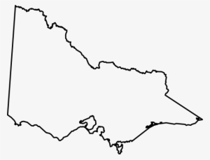 World - Map - Clipart - Black - And - White - State Of Victoria Map #1243166