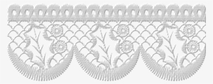 Christmas Decoration Lace Vector - Dantel Png #1243349