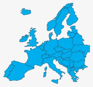 Europe Map Vector Png #1243432